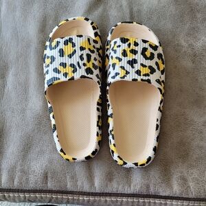 Animal Print Sandal Slides